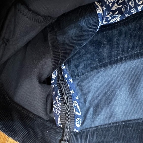 Anthropologie Buttoned Pinafore Corduroy Jumpsuit Black Size 4 - Picture 10 of 15